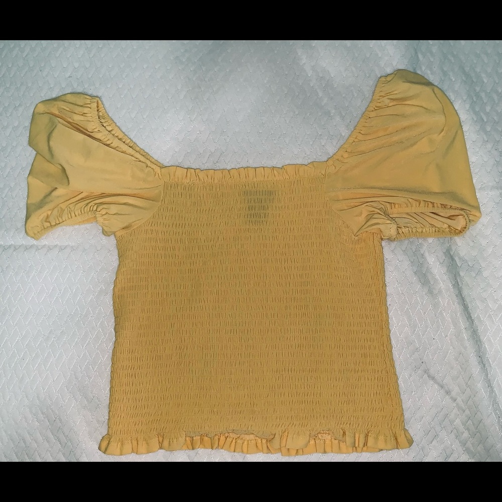 Yellow Cute Blouse